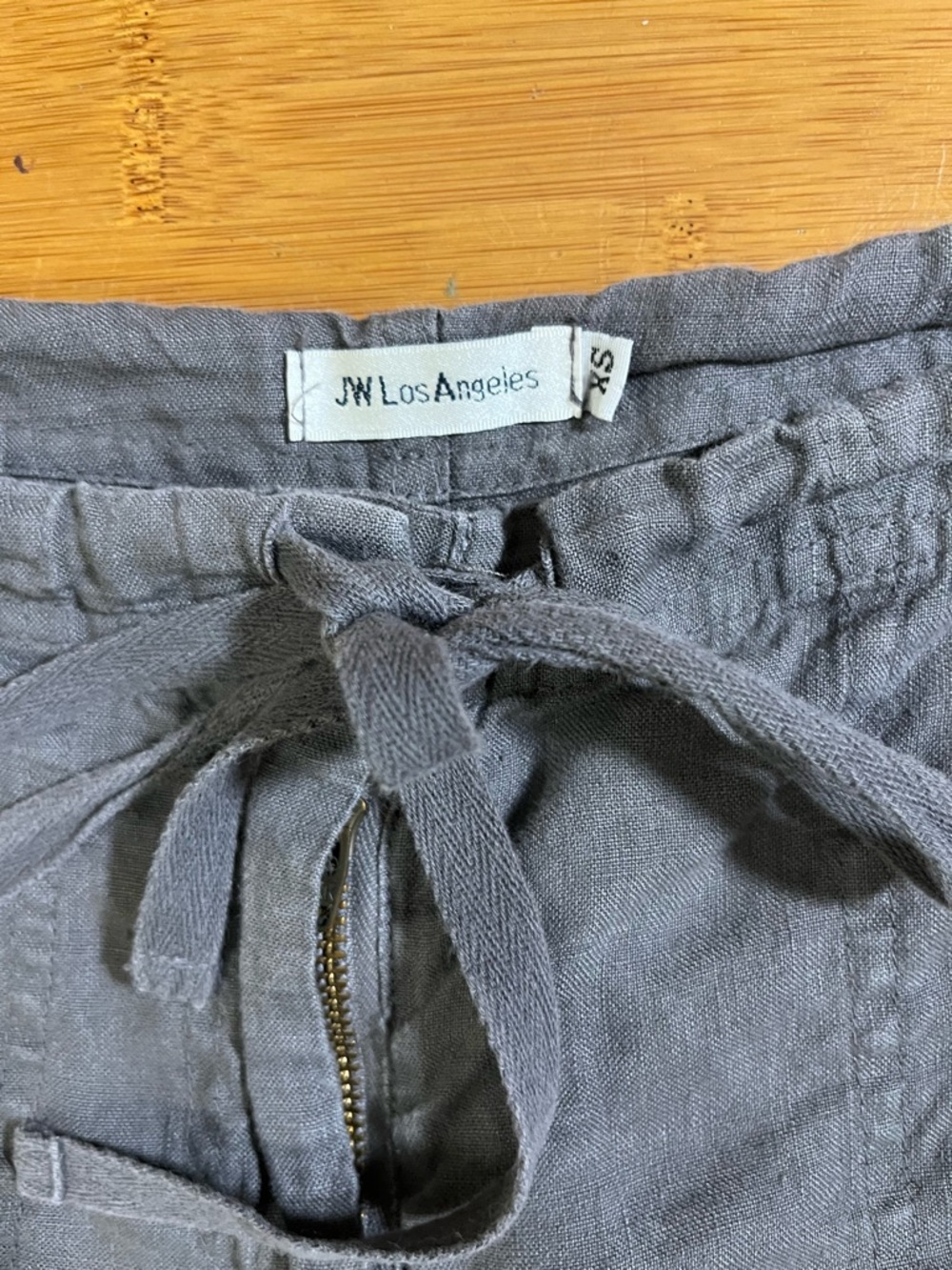 Johnny Was JW Los Angeles Linen 100% Embroidered Floral Bermuda Shorts Boho - Picture 5 of 11